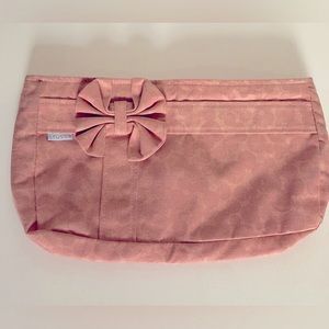 STUSSY pink/salmon color hand bag, small but cute.